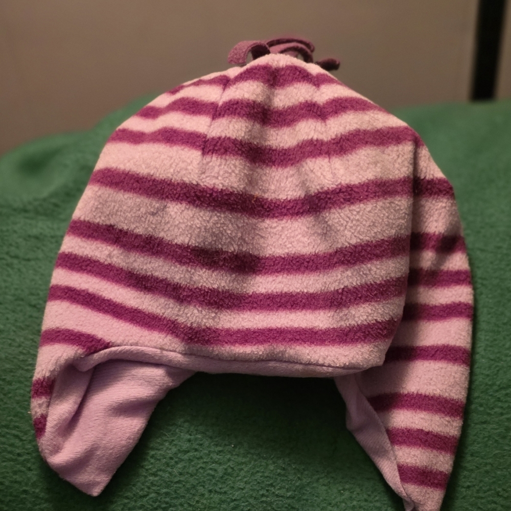 Wonderkids Striped Purple and Pink Kids Hat